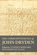 Cover: The Correspondence of John Dryden - Manchester University Press