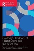 Cover: Routledge Handbook of Peacebuilding and Ethnic Conflict - Routledge
