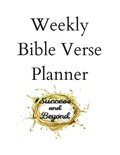 Cover: Success and Beyond Bible Verse Weekly Planner - Lulu.com