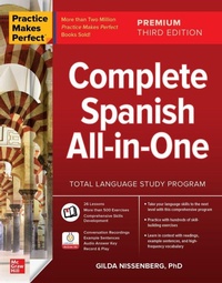 Enlarge image Cover: Practice Makes Perfect: Complete Spanish All-in-One, Premium Third Edition - McGraw-Hill Education
