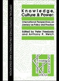Cover: Knowledge, Culture And Power - Routledge
