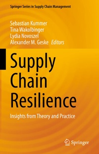 Enlarge image Cover: Supply Chain Resilience - Springer