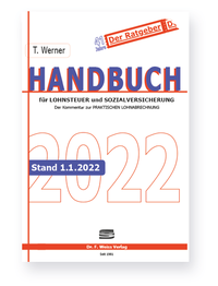 Abbildung von: Handbuch für Lohnsteuer und Sozialversicherung 2022 - Weiss, F