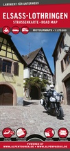 Cover: MoTourMaps Elsass & Lothringen Auto- und Motorradkarte 1:275.000 - MoTourMedia
