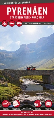 Abbildung von: MoTourMaps Pyrenäen (Frankreich  Spanien) Auto- und Motorradkarte 1:300.000 - MoTourMedia