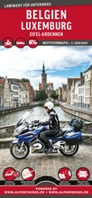 Cover: MoTourMaps Belgien  Luxemburg Auto- und Motorradkarte 1:300.000 - MoTourMedia