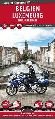 Abbildung von: MoTourMaps Belgien  Luxemburg Auto- und Motorradkarte 1:300.000 - MoTourMedia