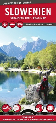 Abbildung von: MoTourMaps Slowenien (Julische Alpen  Karawanken) Auto- und Motorradkarte 1:250.000 - MoTourMedia