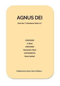 Abbildung von: AGNUS DEI from the L' Arlesienne Suite n. 2 - Music Macrì Editions