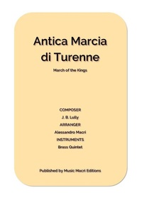 Abbildung von: Antica Marcia di Turenne by J. B. Lully - Music Macrì Editions