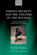 Cover: Samuel Beckett and the Theatre of the Witness - Oxford University Press