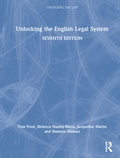 Cover: Unlocking the English Legal System - Routledge
