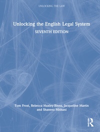 Enlarge image Cover: Unlocking the English Legal System - Routledge