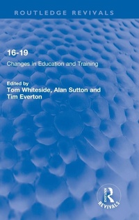 Enlarge image Cover: 16-19 - Routledge