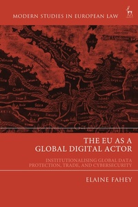 Enlarge image Cover: The EU as a Global Digital Actor - Hart Publishing