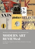Cover: MODERN ART REVIEWed - De Gruyter