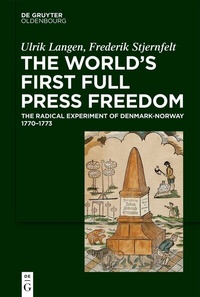 Enlarge image Cover: The World's First Full Press Freedom - De Gruyter Oldenbourg