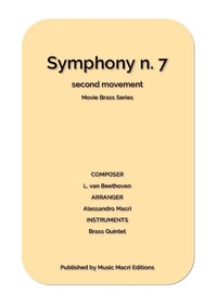 Abbildung von: Symphony n. 7 - Movie Brass Series by L. van Beethoven - Music Macrì Editions