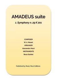 Abbildung von: AMADEUS suite - 1. Symphony n. 29 - Music Macrì Editions