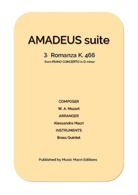 Abbildung von: AMADEUS suite - 3. Romanza K. 466 from PIANO CONCERTO in D minor - Music Macrì Editions