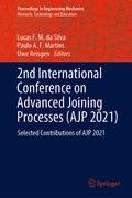 Cover: 2nd International Conference on Advanced Joining Processes (AJP 2021) - Springer
