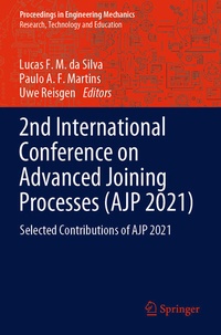 Enlarge image Cover: 2nd International Conference on Advanced Joining Processes (AJP 2021) - Springer