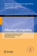 Cover: Advanced Computing - Springer
