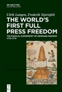 Cover: The World's First Full Press Freedom - De Gruyter Oldenbourg