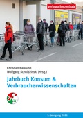 Cover: Jahrbuch Konsum und Verbraucherwissenschaften - Verbraucherzentrale NRW e.V.