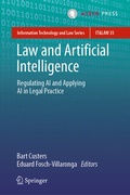 Cover: Law and Artificial Intelligence - T.M.C. Asser Press