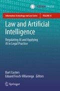 Cover: Law and Artificial Intelligence - T.M.C. Asser Press