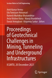 Abbildung von: Proceedings of Geotechnical Challenges in Mining, Tunneling and Underground Infrastructures - Springer