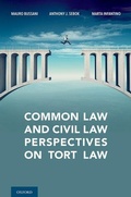 Cover: Common Law and Civil Law Perspectives on Tort Law - Oxford University Press Inc