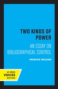 Cover: Two Kinds of Power - University of California Press
