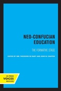 Cover: Neo-Confucian Education - University of California Press