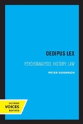 Cover: Oedipus Lex - University of California Press