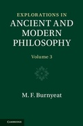 Cover: Explorations in Ancient and Modern Philosophy: Volume 3 - Cambridge University Press