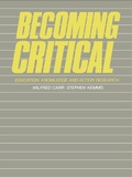 Cover: Becoming Critical - Routledge