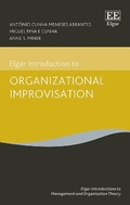 Cover: Elgar Introduction to Organizational Improvisation Theory - Edward Elgar Publishing