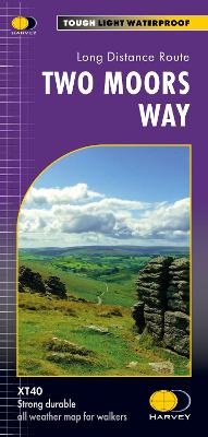 Abbildung von: Two Moors Way - Harvey Map Services Ltd