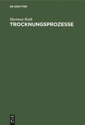 Cover: Trocknungsprozesse - De Gruyter