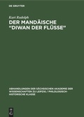 Cover: Der Mandaeische "Diwan der Fluesse" - De Gruyter