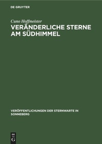 Abbildung von: Veraenderliche Sterne Am Suedhimmel - Mercury Learning and Information