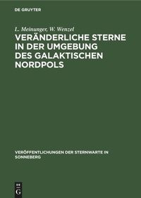 Abbildung von: Veraenderliche Sterne in Der Umgebung Des Galaktischen Nordpols - Mercury Learning and Information