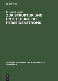 Abbildung von: Zur Struktur Und Entstehung Des Perseidenstroms - Mercury Learning and Information