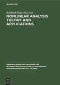 Cover: Nonlinear Analysis Theory and Applications - De Gruyter