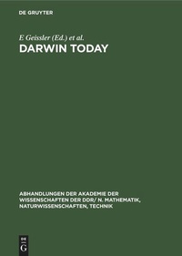 Enlarge image Cover: Darwin today - De Gruyter