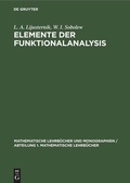 Cover: Elemente der Funktionalanalysis - De Gruyter