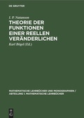 Cover: Theorie der Funktionen einer reellen Ver&auml;nderlichen - De Gruyter