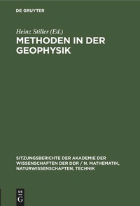 Enlarge image Cover: Methoden in der Geophysik - De Gruyter
